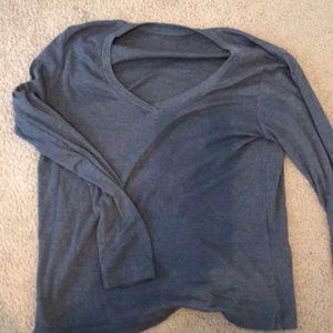 Blue long sleeve shirt